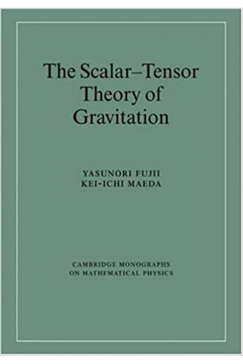 the scalar-tensor theory of gravitation (fujii, maeda)