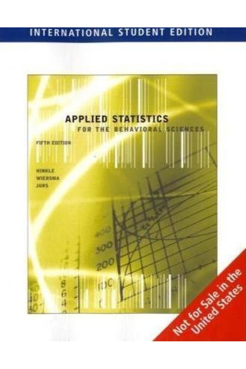applied statistics (hinkle, wiersma, jurs)