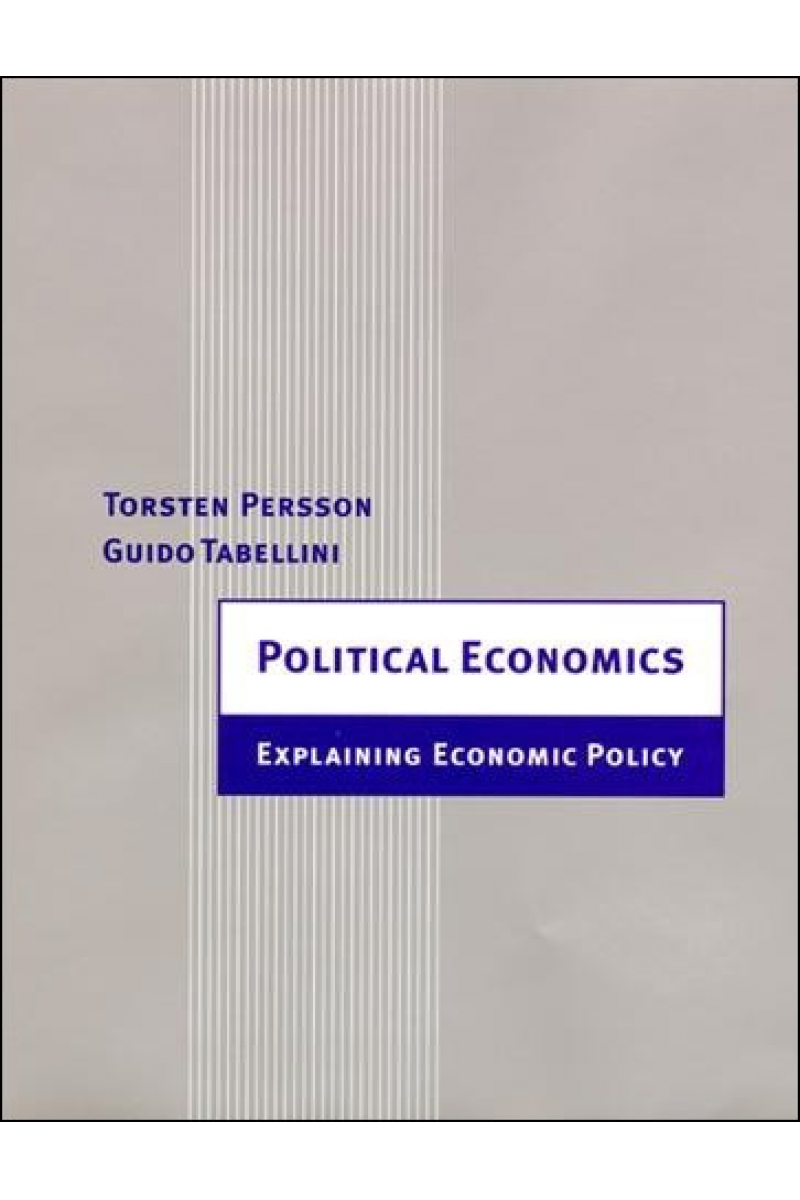 political economics (persson, tabellini)