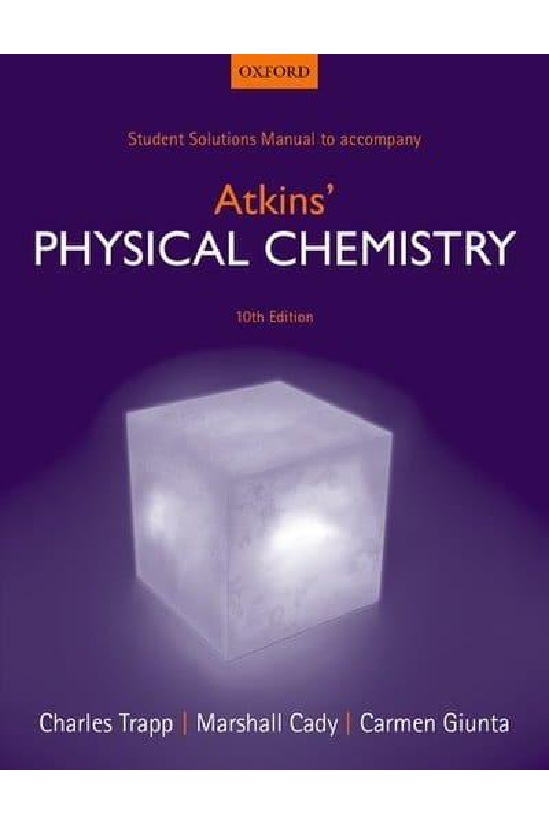 physical chemistry 10th SOLUTION (peter atkins, julio de paula)