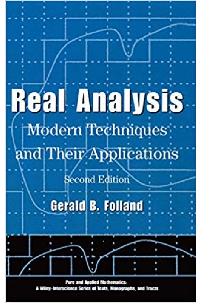 real analysis modern techniques and applications 2nd (gerald b. folland)