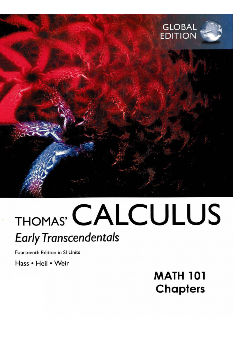 Thomas' Calculus: Early Transcendentals in SI Units 14th