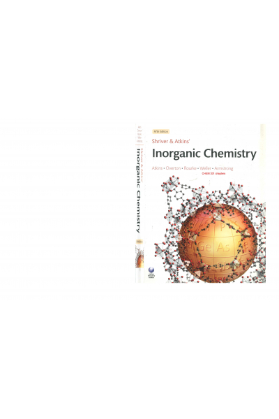 Inorganic Chemistry 5th (Peter Atkins) Chapters CHEM 331 Inorganic Chemistry 5th (Peter Atkins) Chapters CHEM 331