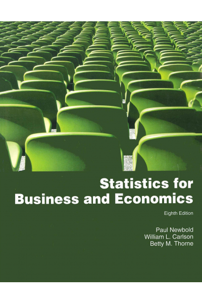 Statistics for Business and Economics 8th (Paul Newbold, William l. Carlson, Betty m. Thorne