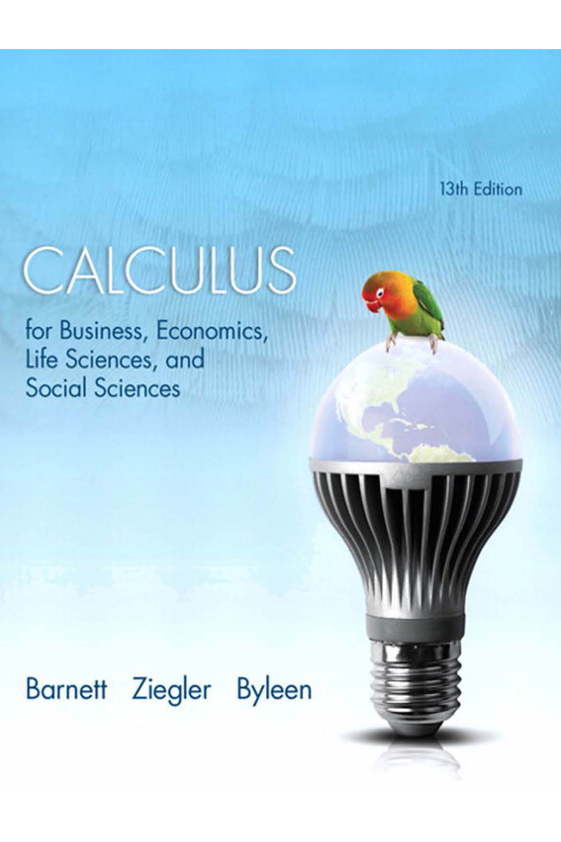 Calculus for Business, Economics Life Sciences TRM 151