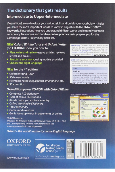 Oxford Wordpower Dictionary Pack (with CD-ROM) 4th Edition