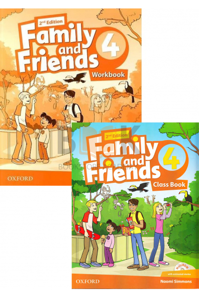 Family and Friends 4 Class Book + Workbook + 2 DVDs Family and Friends 4 Class Book + Workbook + 2 DVDs