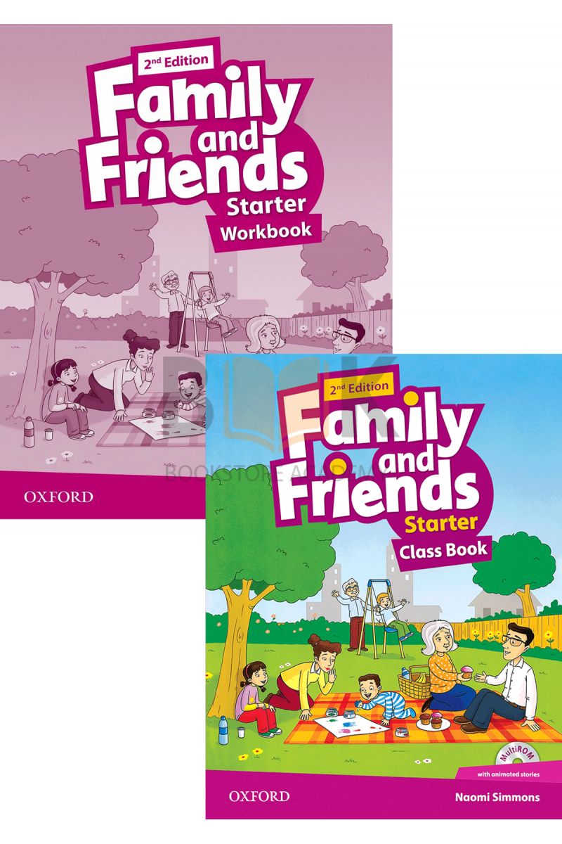 Family and Friends Starter Class Book + Workbook + 2 DVDs