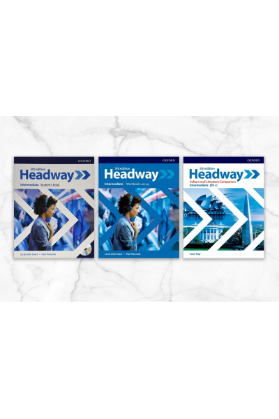 Headway Intermeadiate Student's Book + Workbook with key + CD + Culture and Literature Companion Headway Intermeadiate Student's Book + Workbook with key + CD + Culture and Literature Companion