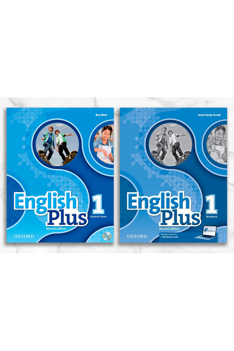 English Plus 1: Student's Book + Workbook + DVD-ROM