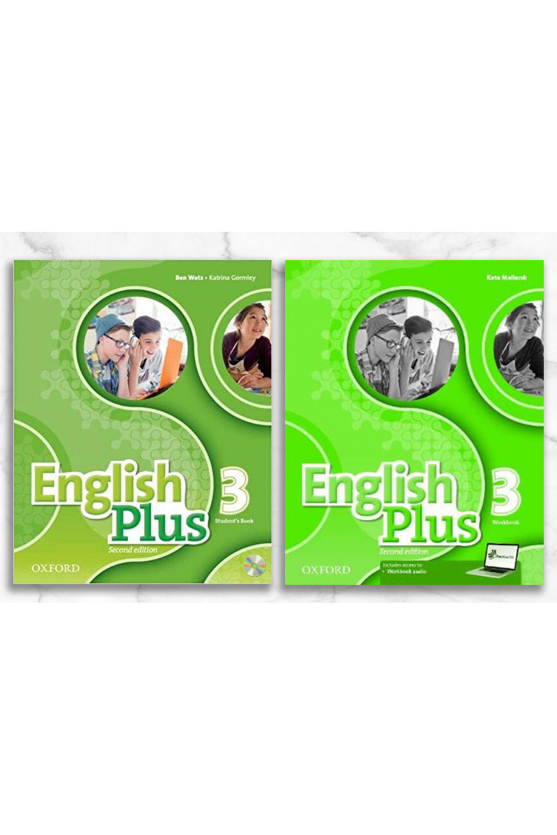 English Plus 3: Student's Book + Workbook + DVD-ROM