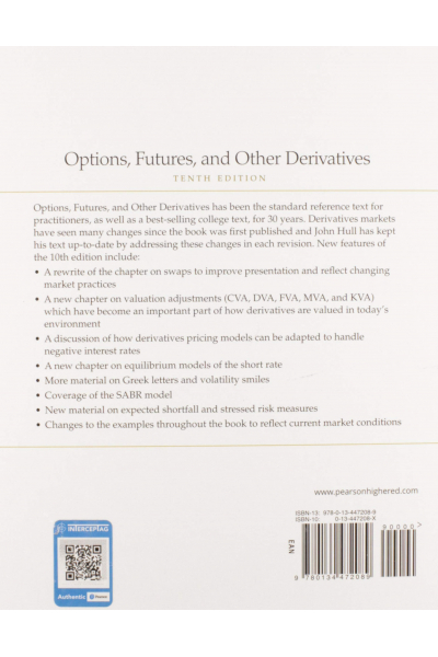 Options, Futures, and Other Derivatives 10th John Hull