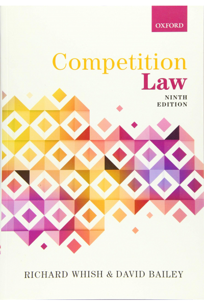 Competition Law 9th ( Richard Whish, David Bailey)