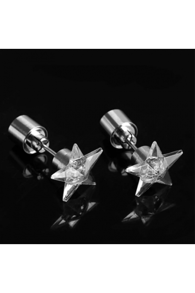 Rave Star Light Led Earrings Rave Star Light Led Earrings