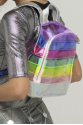Rainbow Clear Backpack