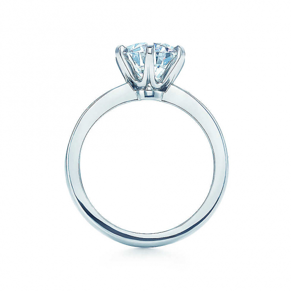 THE TIFFANY® SETTING WITH DIAMOND BAND THE TIFFANY® SETTING WITH DIAMOND BAND