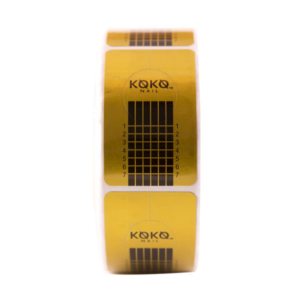 Koko Naıl Protez Tırnak Şablonu ( 500 Adet ) Sarı