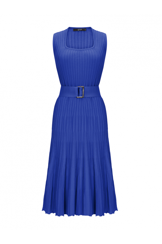 Waisted Dress Blue