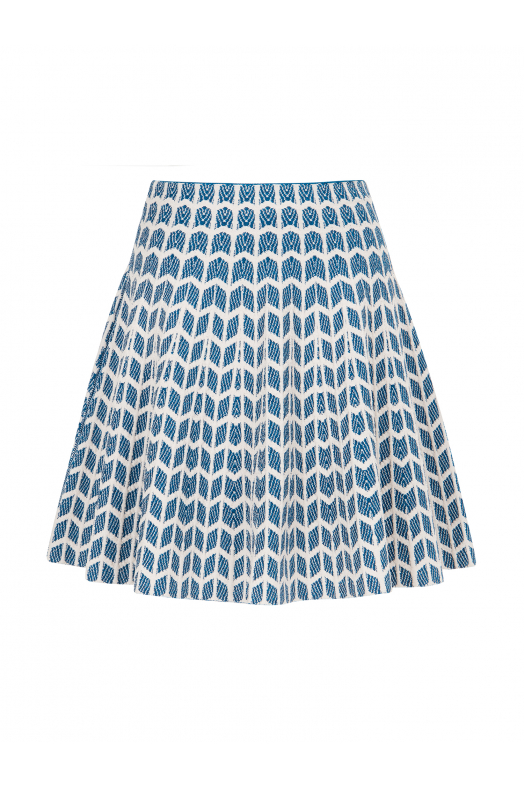 Relief Skirt Blue