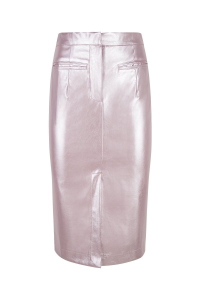 Skirt - Iconic - Pencil Skirt-  Latex Effect-  Rose Skirt - Iconic - Pencil Skirt-  Latex Effect-  Rose