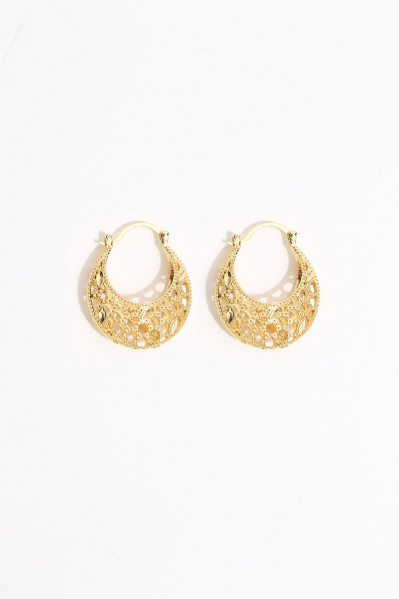 Earring - Totem #105 - Gold Plated  - Extra Small  Hoop