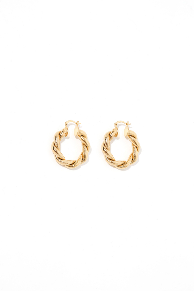 Earring - Totem #58- Gold Plated - Small Hoop Earring - Totem #58- Gold Plated - Small Hoop