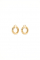 Earring - Totem #59- Gold Plated - Small Hoop