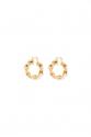 Earring - Totem #60- Gold Plated - Small Hoop