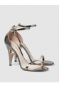 Penelope Pearl Detail Patent Leather Sandals