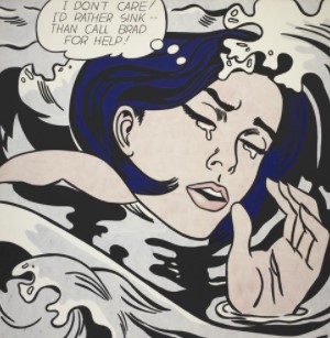 Joy Lichtenstein Drowning Girl